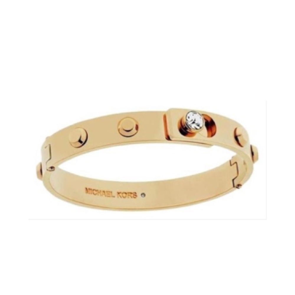 Michael Khors Stud Gold Bracelet